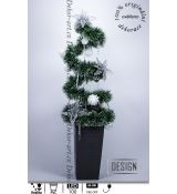 Vánoční stromek v moderním designu spirály