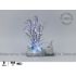 Ledový stromek s krystaly a vánočním skřítkem LED