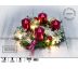 Staročeský adventní věnec na stůl s LED osvětlením hvězdy