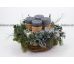 Skandinávská elegance v šedém tónu – adventní svícen s magnolií
