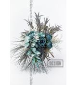 Design tyrkysových květů, který zaujme z každého úhlu